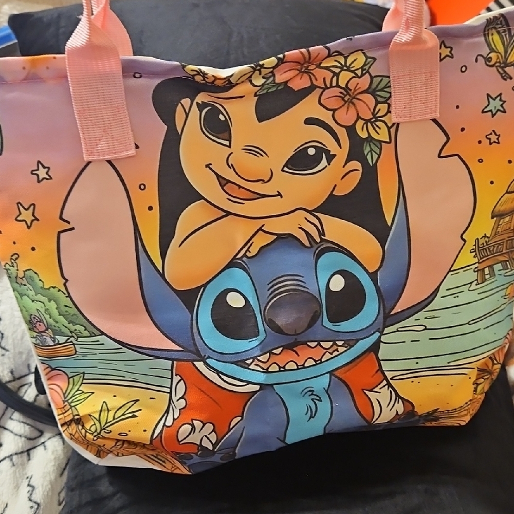 Disney Lilo & Stitch Colorful Tote Bag
